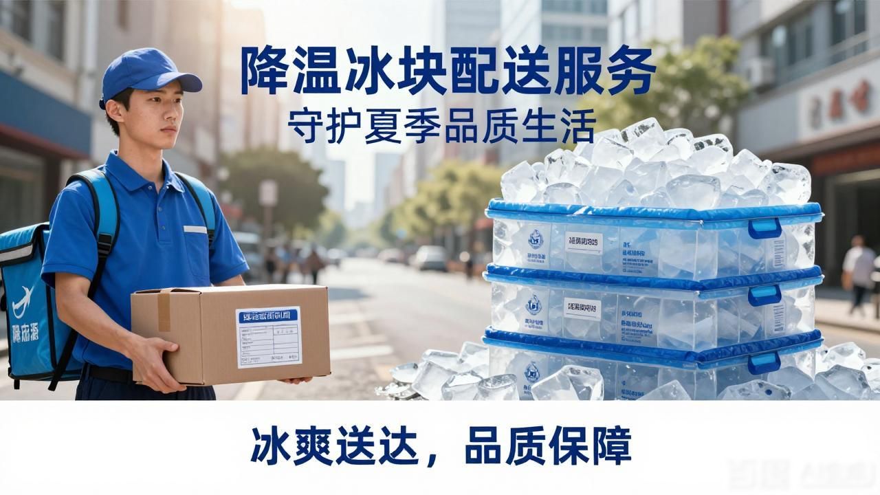 降温冰块配送服务 守护房山夏季品质生活